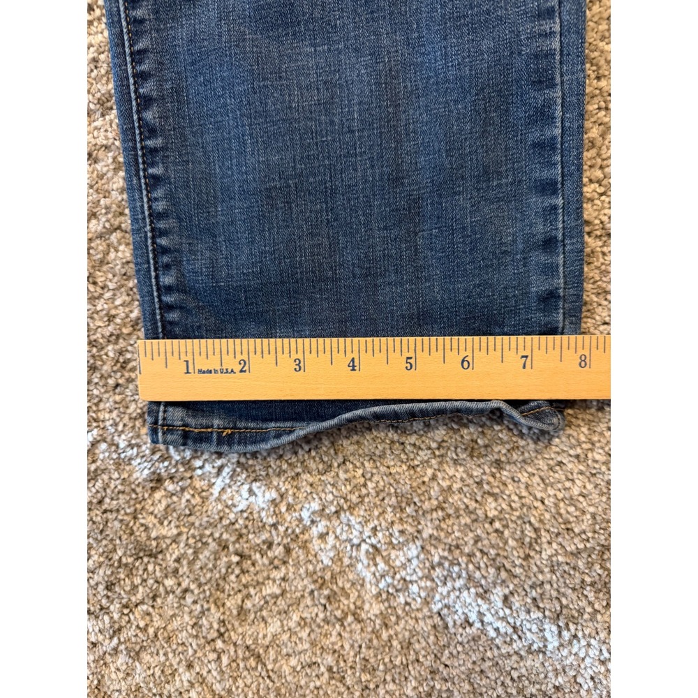 Levi Strauss Jeans Womens 18W* Blue Classic Straight Stretch Dark Wash Denim * - Picture 9 of 11